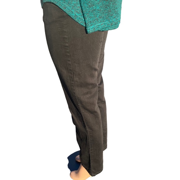 Riders by Lee Classic Fit Jeans Size 6m Mid Rise Straight Leg Black Women's - Picture 4 of 6